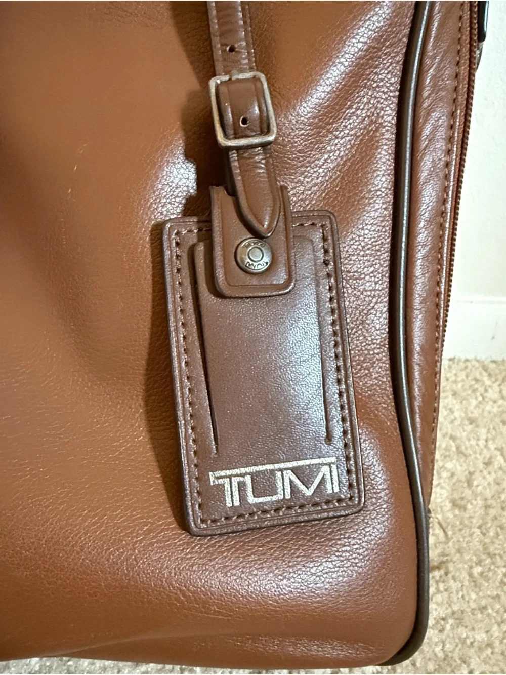 Tumi Easton Slim Leather Laptop Bag